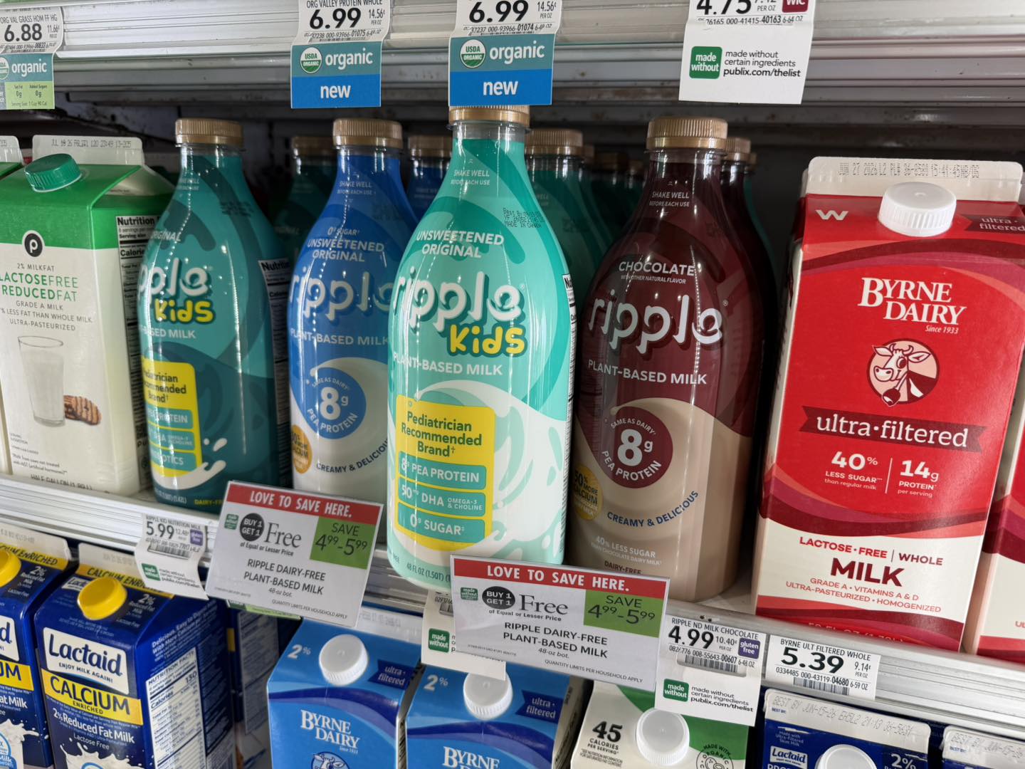 RIPPLE DAIRY-FREE PLANT-BASED MILK