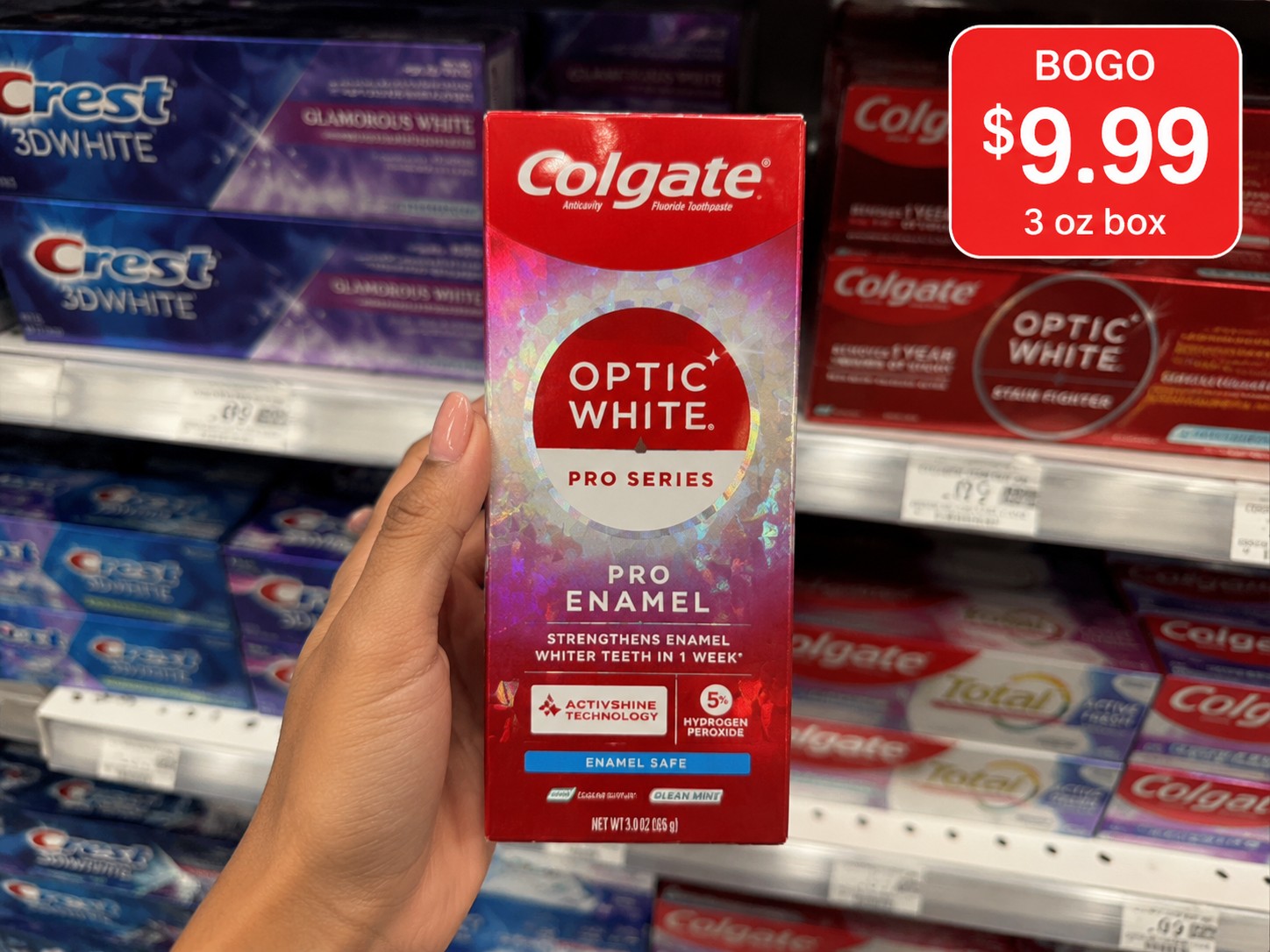 Colgate Optic White Toothpaste Pro Enamel