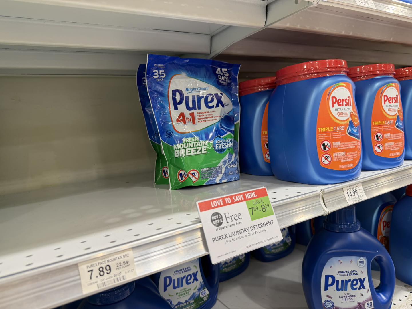 Purex 4 in 1 Fresh Mountain Breeze 35 PACS