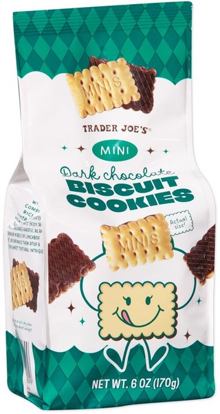 [Permanent] Mini Dark Chocolate Biscuit Cookies (~$3.49 / 6 oz)