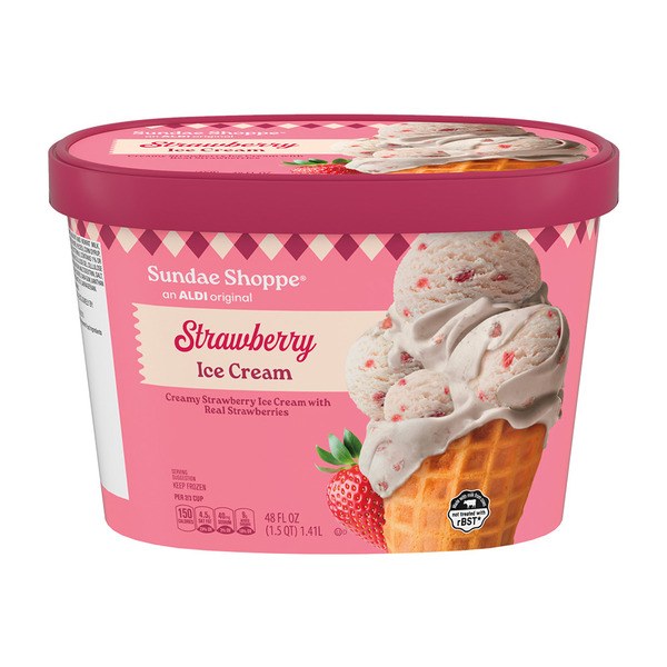 Sundae Shoppe Strawberry Ice Cream (48 fl oz, Under $4)