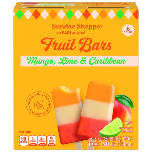 Sundae Shoppe Fruit Bars (6-count, multi-layered)
