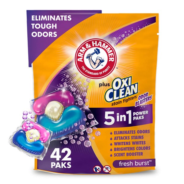 Arm & Hammer Liquid Detergent, Scent Boosters or Power Paks