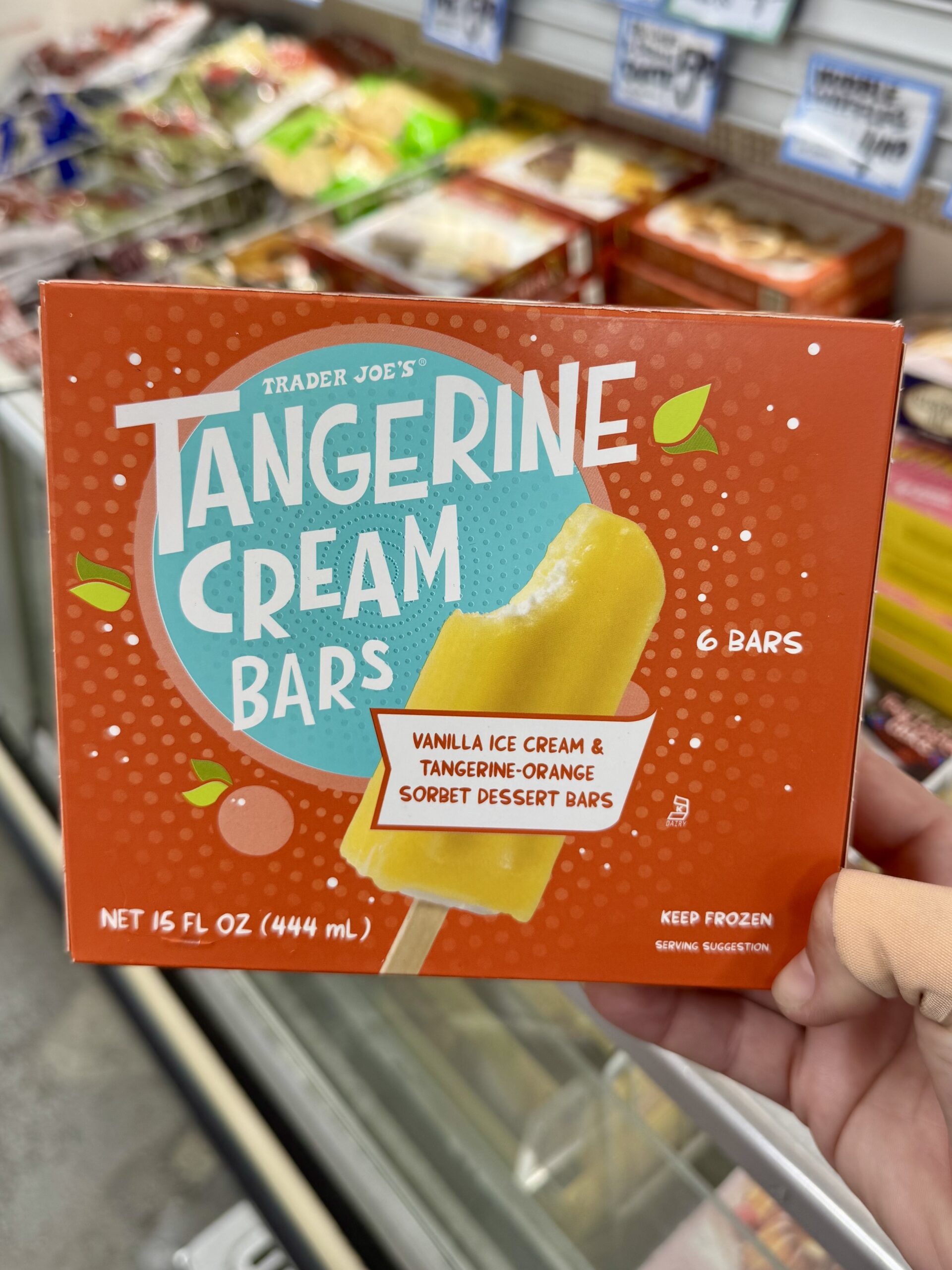 Tangerine Cream Bars - in store