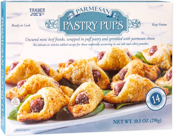 Parmesan Pastry Pups — Price: Varies (~$4–$5)