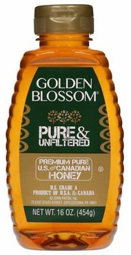 Golden Blossom or Southern Blossom Pure & Unfiltered Honey
