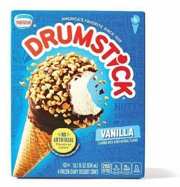 Nestlé Drumstick Sundae Cones, Lil' Drums, or Mini Drums or Oreo Frozen Dairy Dessert Cones
