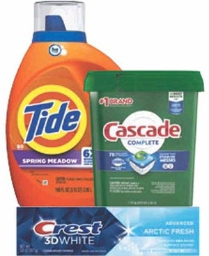 $10 off When You Spend $40 on: Align, Always, Aussie, Bounce, Bounty, Cascade, Charmin, Crest, Dawn