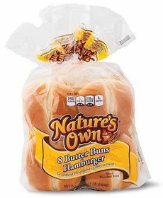 Nature's Own Hamburger Buns