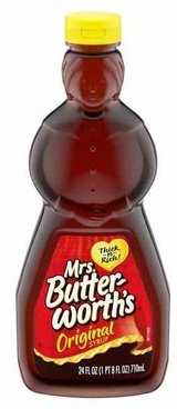 Mrs. Butterworth's or Log Cabin Syrup
