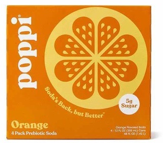 4-Pack Poppi Prebiotic Soda