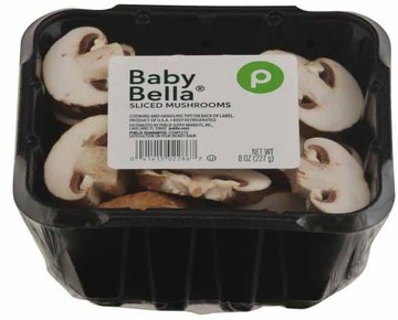 Publix Baby Bella Sliced Mushrooms