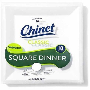 Chinet Classic White Dinner Plates
