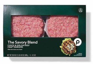 Publix Chuck & Sirloin Beef Burgers
