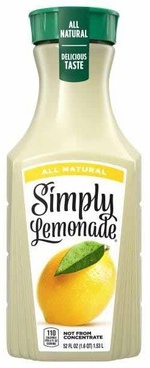 Simply Juice Drink or Lemonade