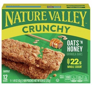 Nature Valley Bars or Biscuits