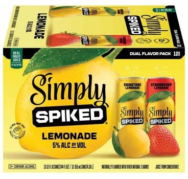 12-Pack Simply Spiked Lemonade
