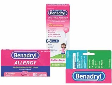 Any 1 Benadryl Product