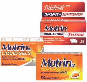 Any 1 Adult Motrin Product