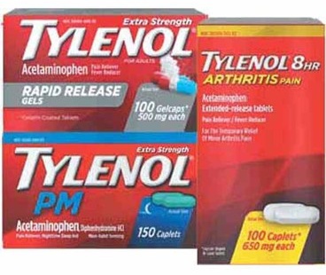 Any 1 Tylenol or Tylenol PM