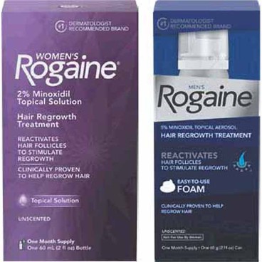 Any 1 Women's or Men's Rogaine with Minoxidil Hair Regrowth