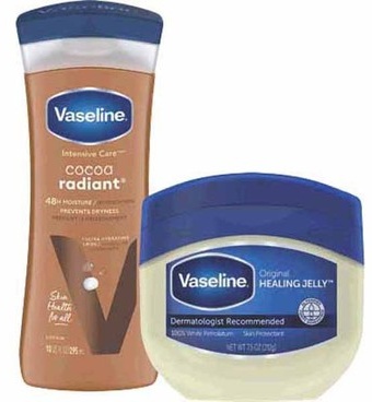 Vaseline Lotion 10-oz or Petroleum Jelly 7.5-oz