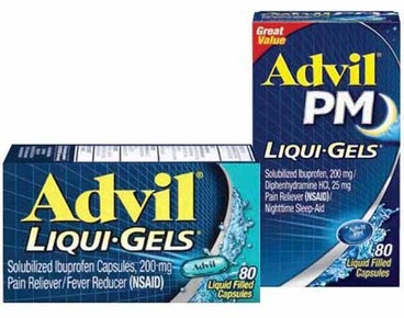 Any 1 Advil, Advil PM or Advil Targeted Relief