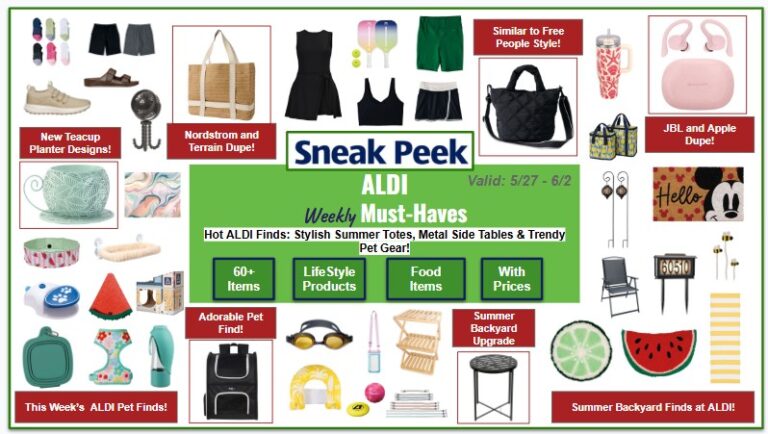 Your Visual Guide to This Week’s Aldi Must-Haves: Unveiling the Best Deals with Pictures and Prices