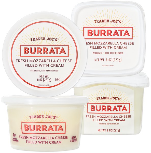 Burrata – $4.99 / 8 Oz