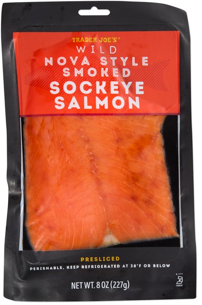Wild Nova Style Smoked Sockeye Salmon – ~$9.99