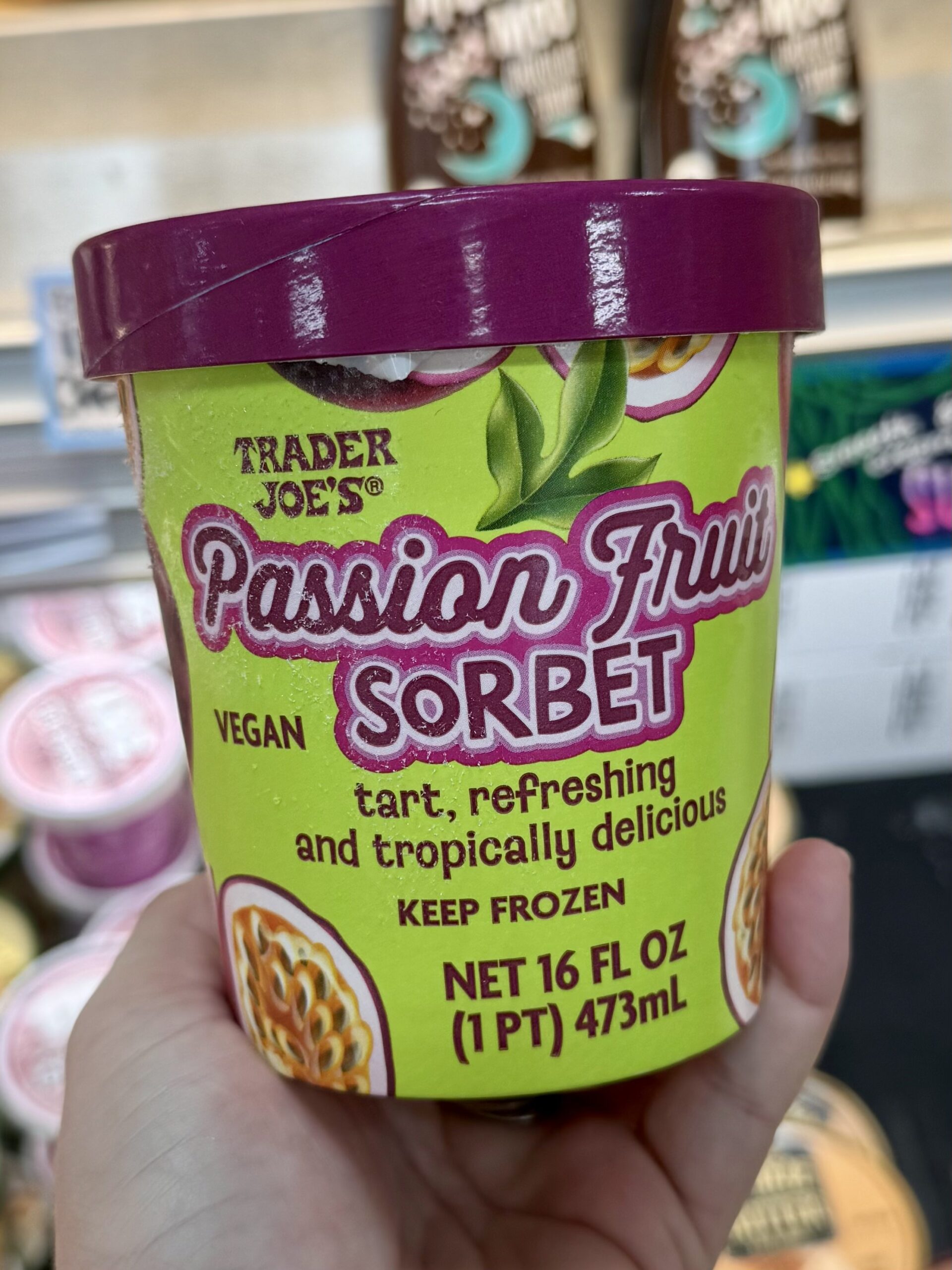 Passion Fruit Sorbet - in store