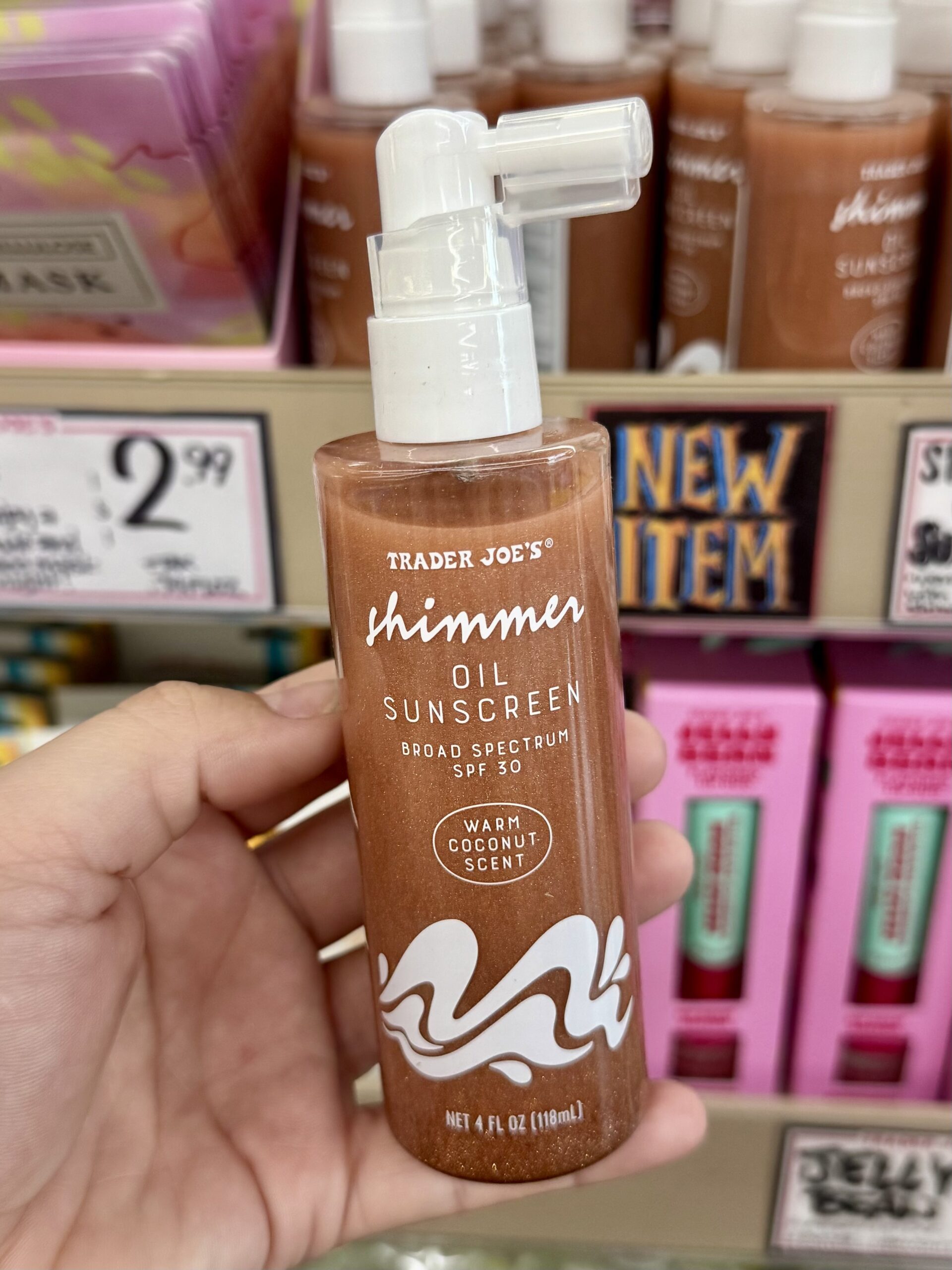 Shimmer Oil Sunscreen - in store