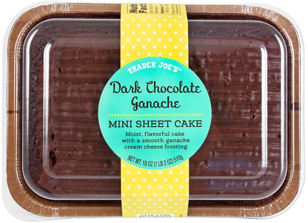 Dark Chocolate Ganache Mini Sheet Cake – ~$7.99