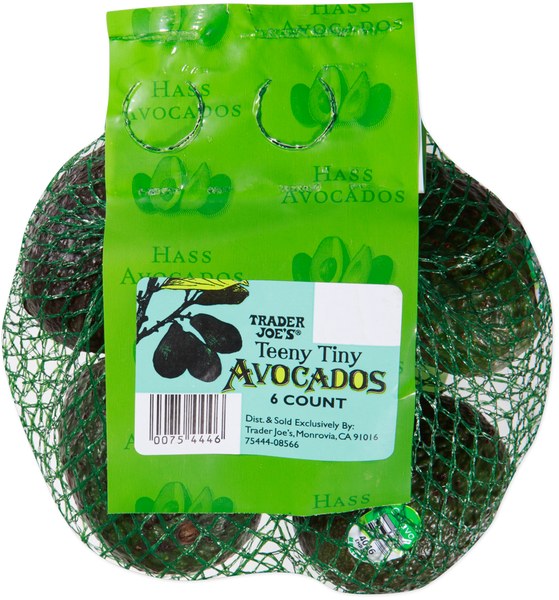 Teeny Tiny Avocados — Price: ~$3.99 for 6-count bag