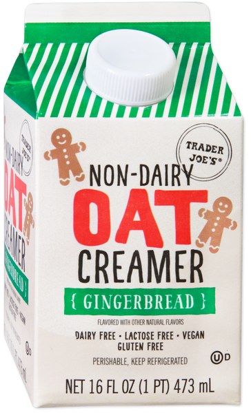 Non-Dairy Gingerbread Oat Creamer (Seasonal) – ~$3.49