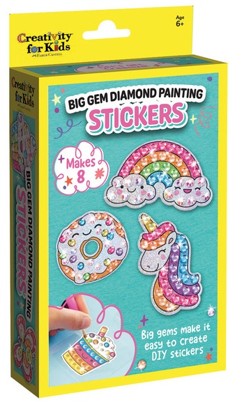 Creativity for Kids Craft Kit - Gem By Number Sticker Girl