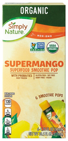 Simply Nature Super Smoothie - Mango Pops