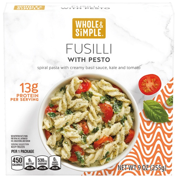 Whole & Simple - Fusili w Pesto