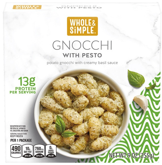 Whole & Simple - Pesto Gnocchi