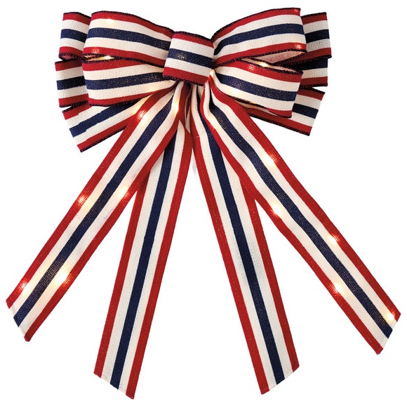 KIRKTON HOUSE Premium Bow - Red Stripes
