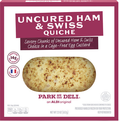 Park Street Deli Cheddar & Broccoli or Ham & Swiss Quiche