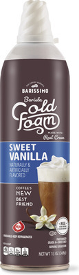 Barissimo Sweet Vanilla or Caramel Macchiato Barista Cold Foam