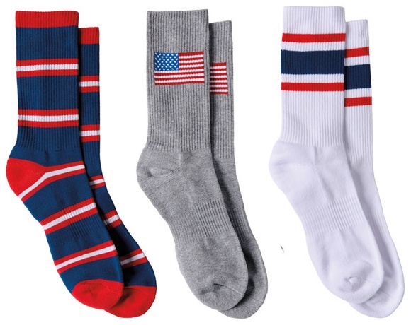 Crane Retro Socks - Stripe/Gray/White 6-12