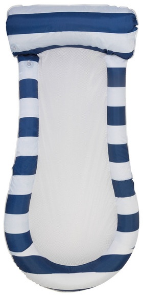 Crane Pool Loung - Blue Stripes