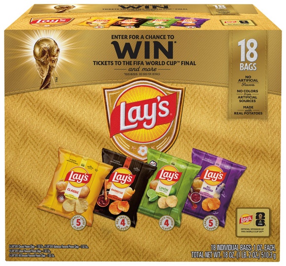 Lay's Frito-Lay FIFA Potato Chip Multipack - 