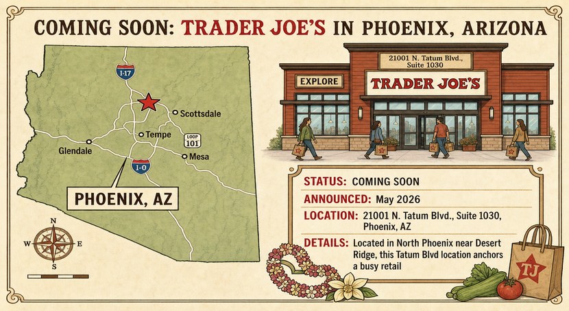 Coming Soon: Trader Joe's in Phoenix, Arizona