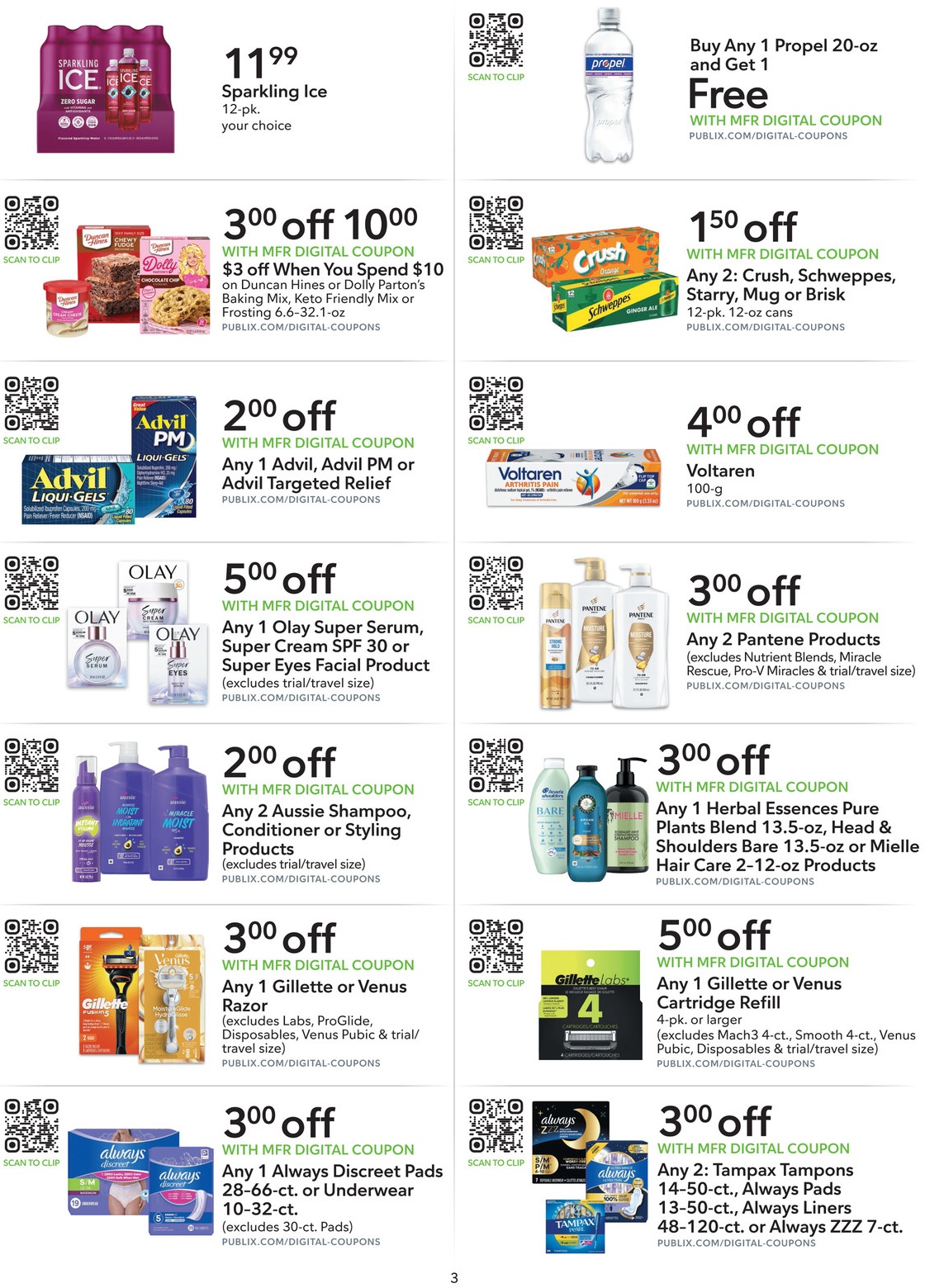 Publix Extra Savings Flyer Page 3