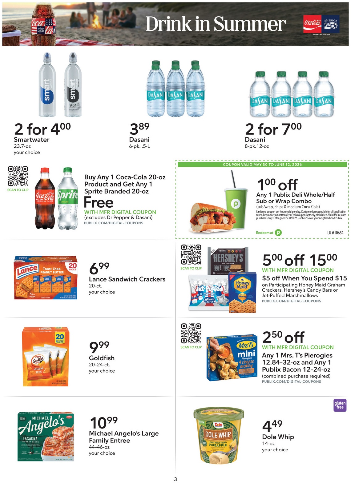 Publix Extra Savings Flyer Page 3
