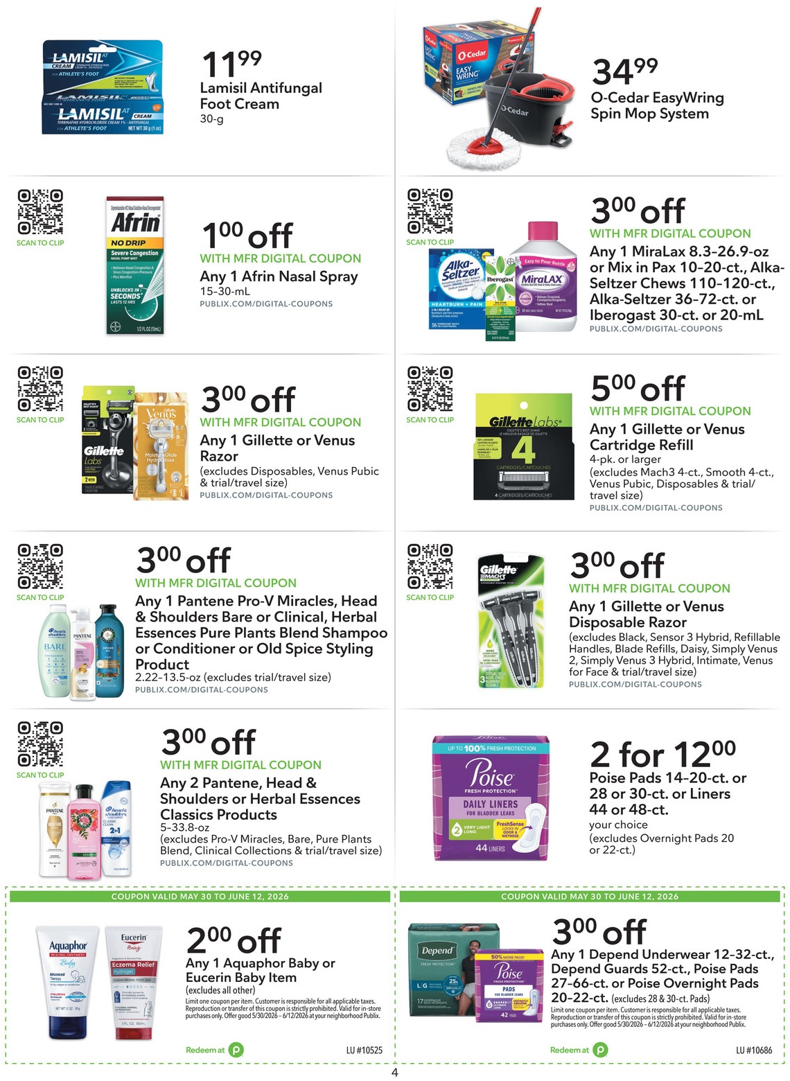 Publix Extra Savings Flyer Page 4