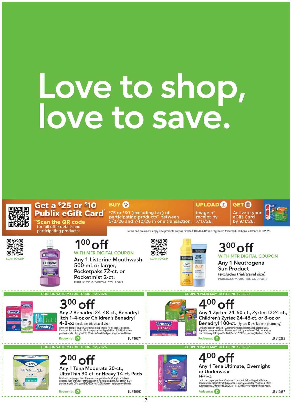 Publix Extra Savings Flyer Page 7